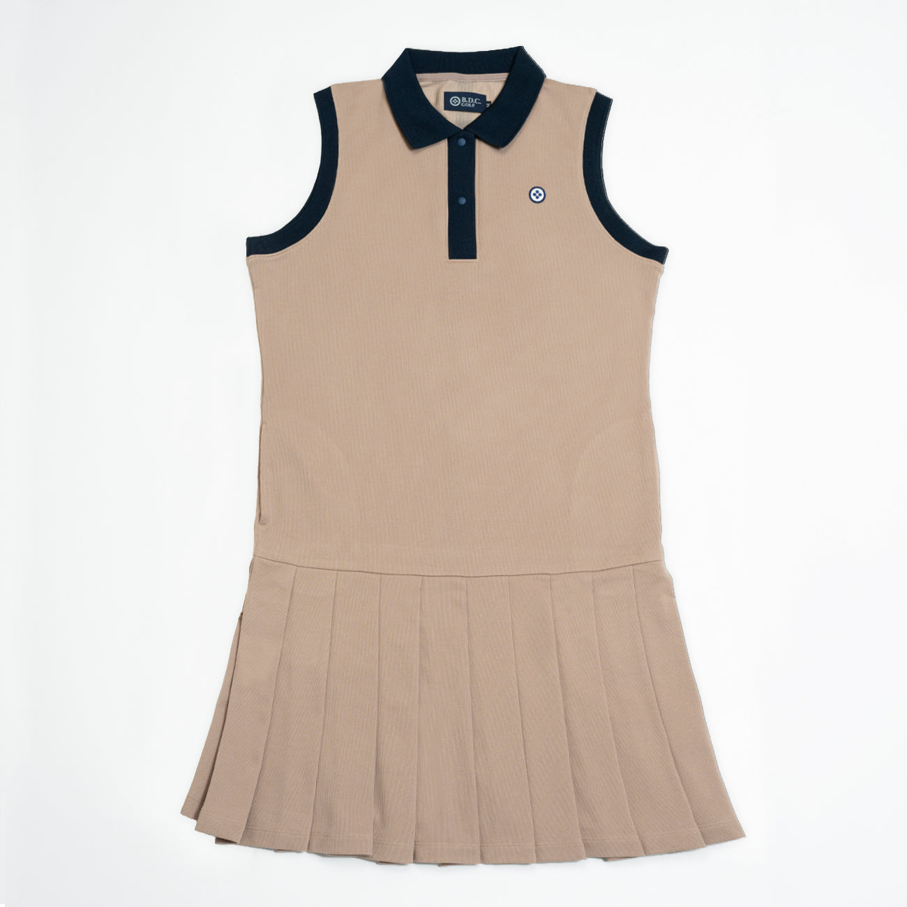 WOMEN NO SLEEVE POLO ONE PIECE 002〈ノースリーブポロワンピース_