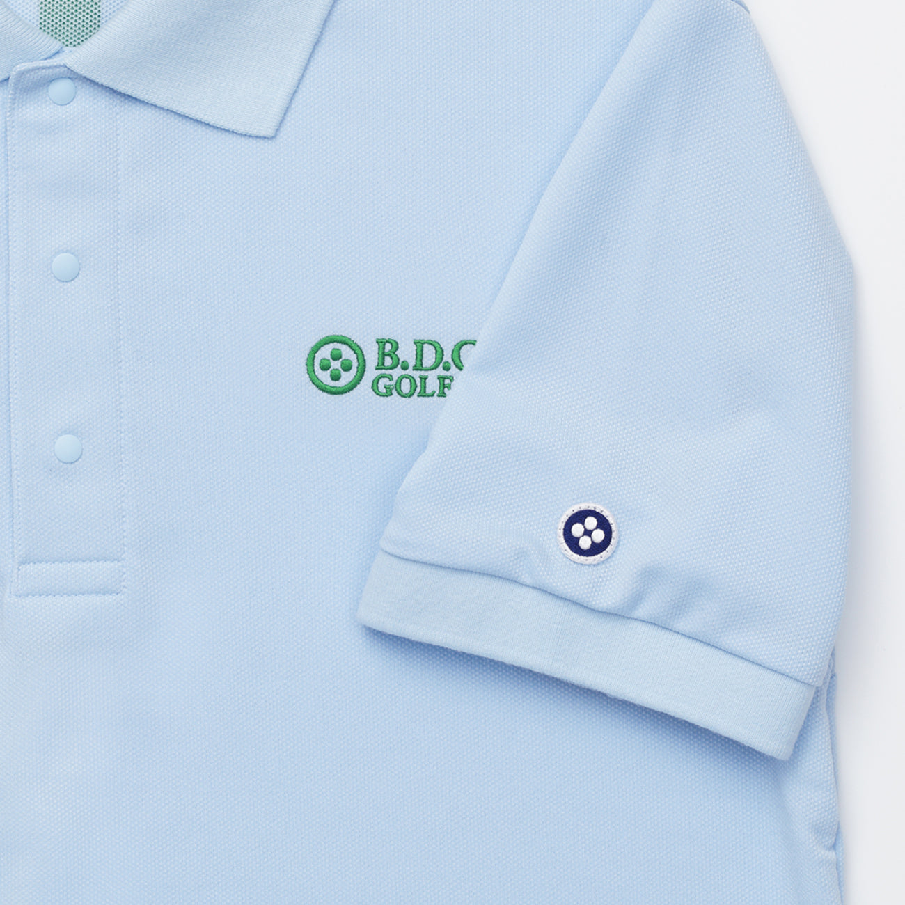 MEN BASIC POLO 003〈ベーシックポロ_003_サックスブルー〉