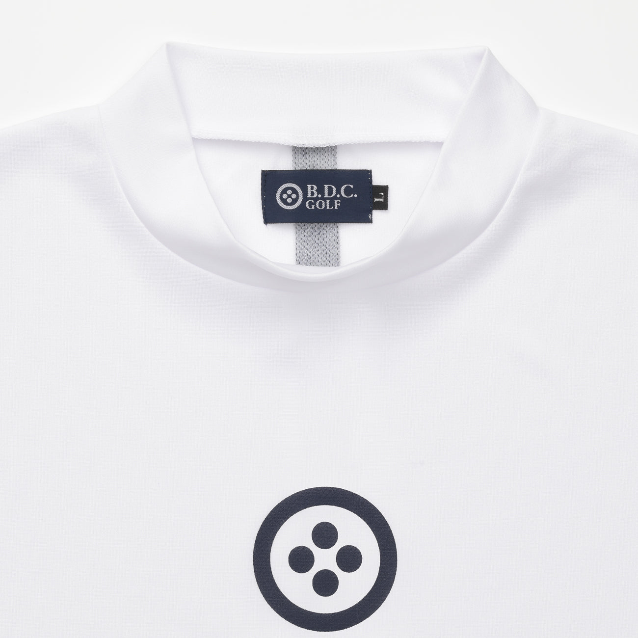 WOMEN BASIC MOCK-T〈半袖ベーシックモックネックT_ホワイト〉
