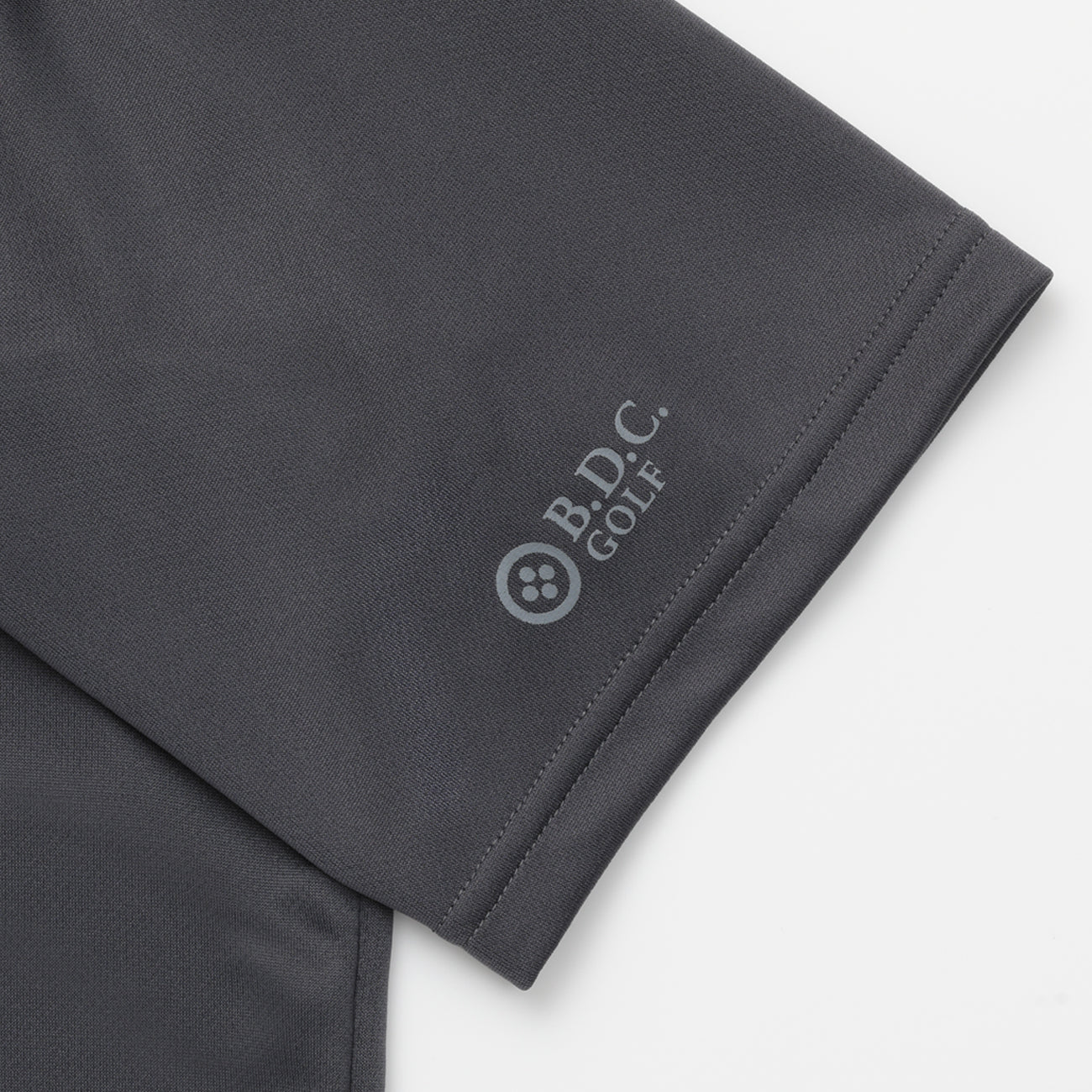 MEN BASIC MOCK-T〈半袖ベーシックモックネックT_チャコール〉