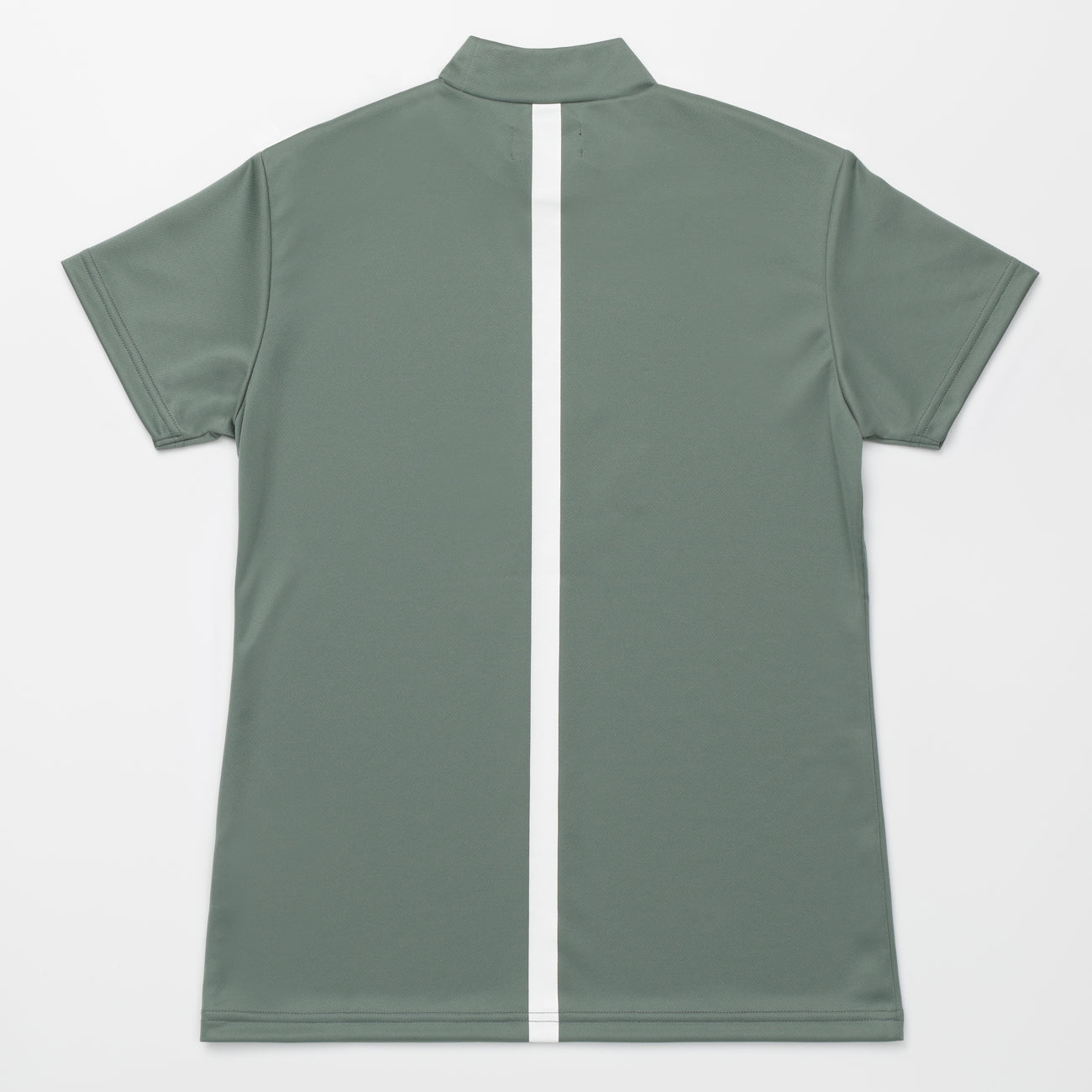 WOMEN BASIC MOCK-T〈半袖ベーシックモックネックT_カーキ〉