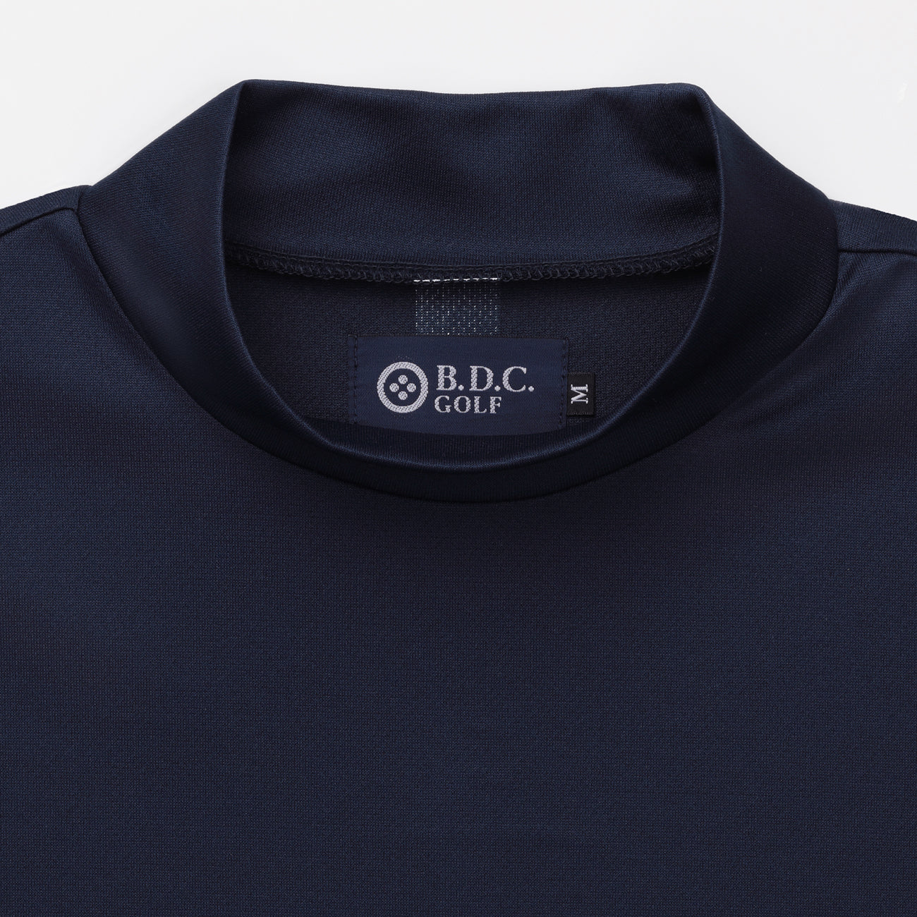 WOMEN BASIC MOCK-T〈半袖ベーシックモックネックT_ネイビー〉
