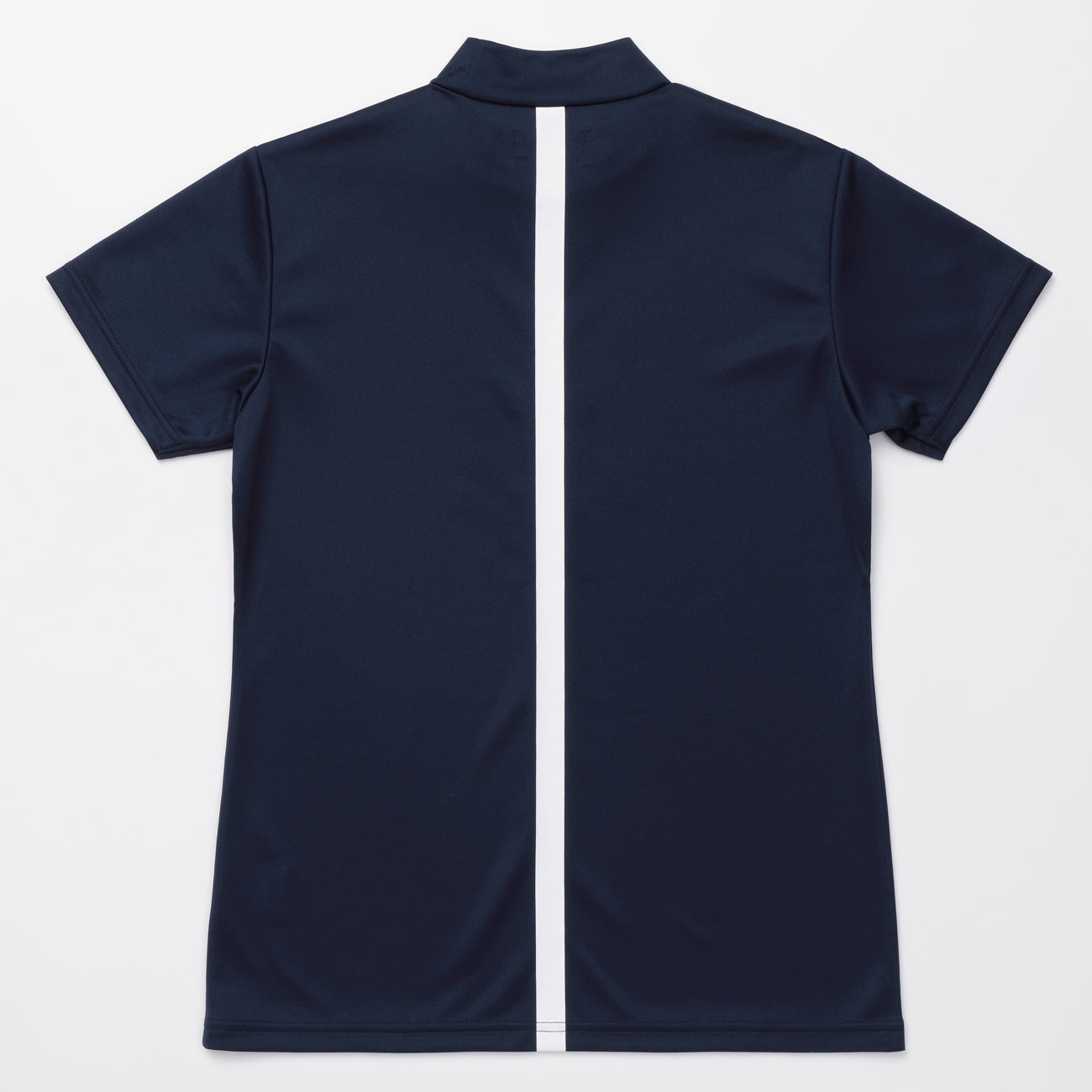 WOMEN BASIC MOCK-T〈半袖ベーシックモックネックT_ネイビー〉