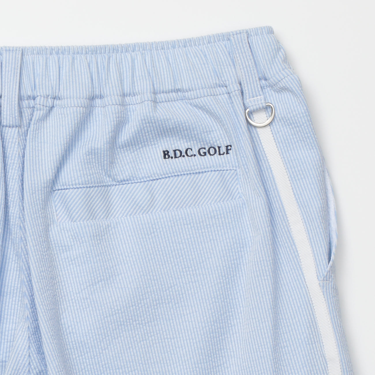 MEN SeerSucker SHORTPANTS 001〈シアサッカー ショートパンツ_サックス〉