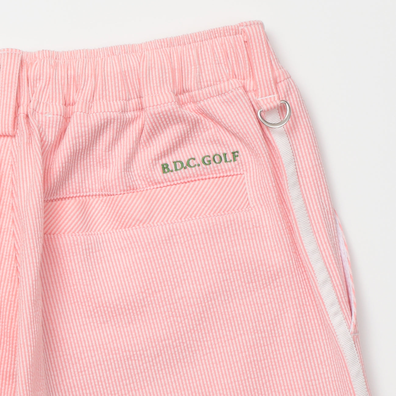 MEN SeerSucker SHORTPANTS 001〈シアサッカー ショートパンツ_ピンク〉