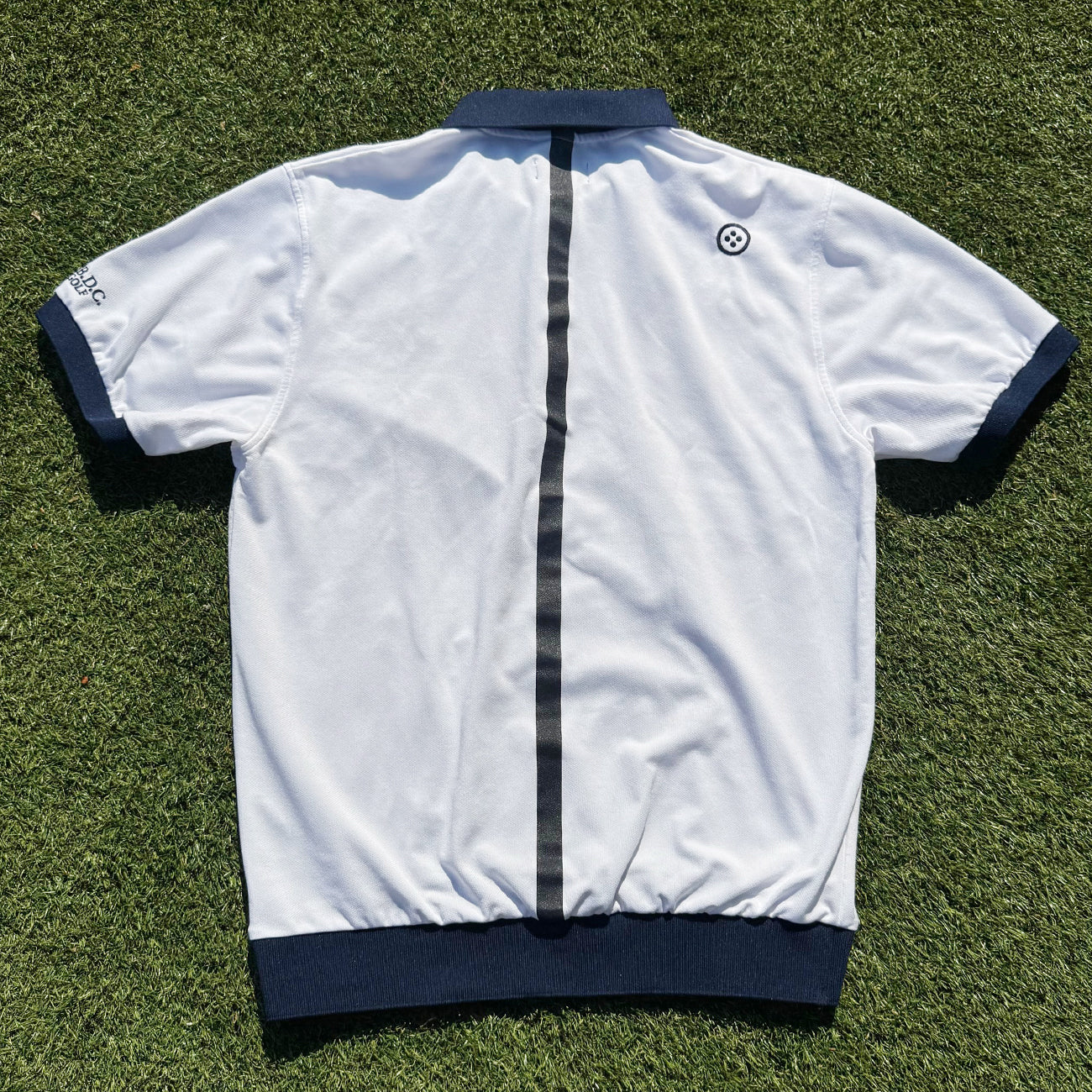 MEN RIB POLO SHIRTS 001〈リブポロ_001_ホワイト〉