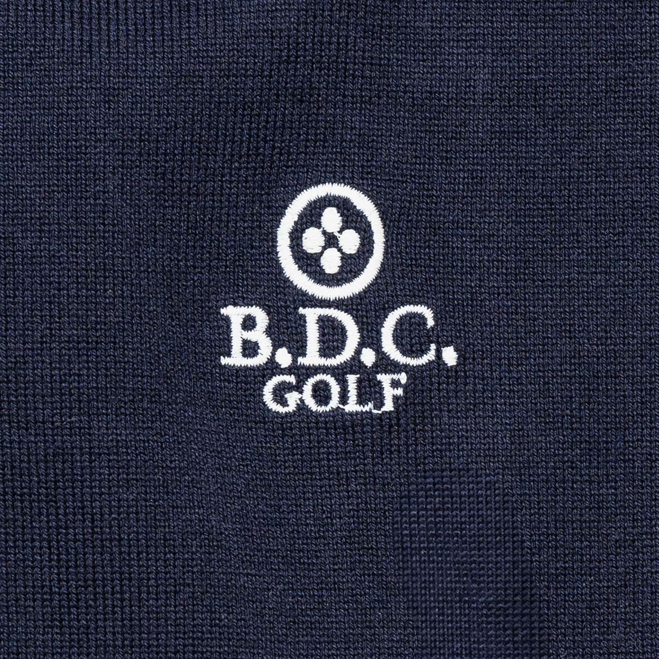 MEN BASIC cotton_silk V-knit 002〈コットン+シルク Vネックニット_ネイビー〉