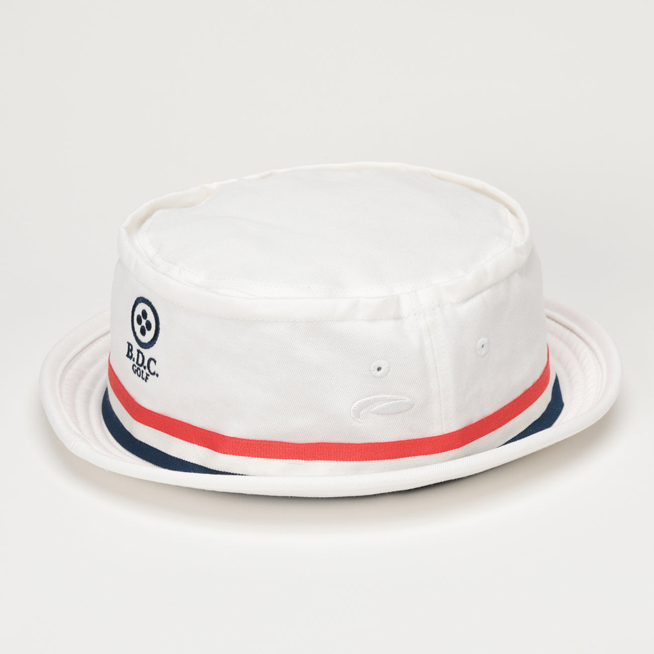 UNISEX Pukka REILLY BUCKET HAT〈Pukka製 ラインバケットハット_ネービー×レッド〉