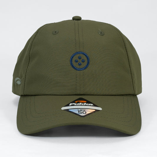 UNISEX POINT CAP 02〈Pukka社製 ポイントキャップ02_オリーブ〉