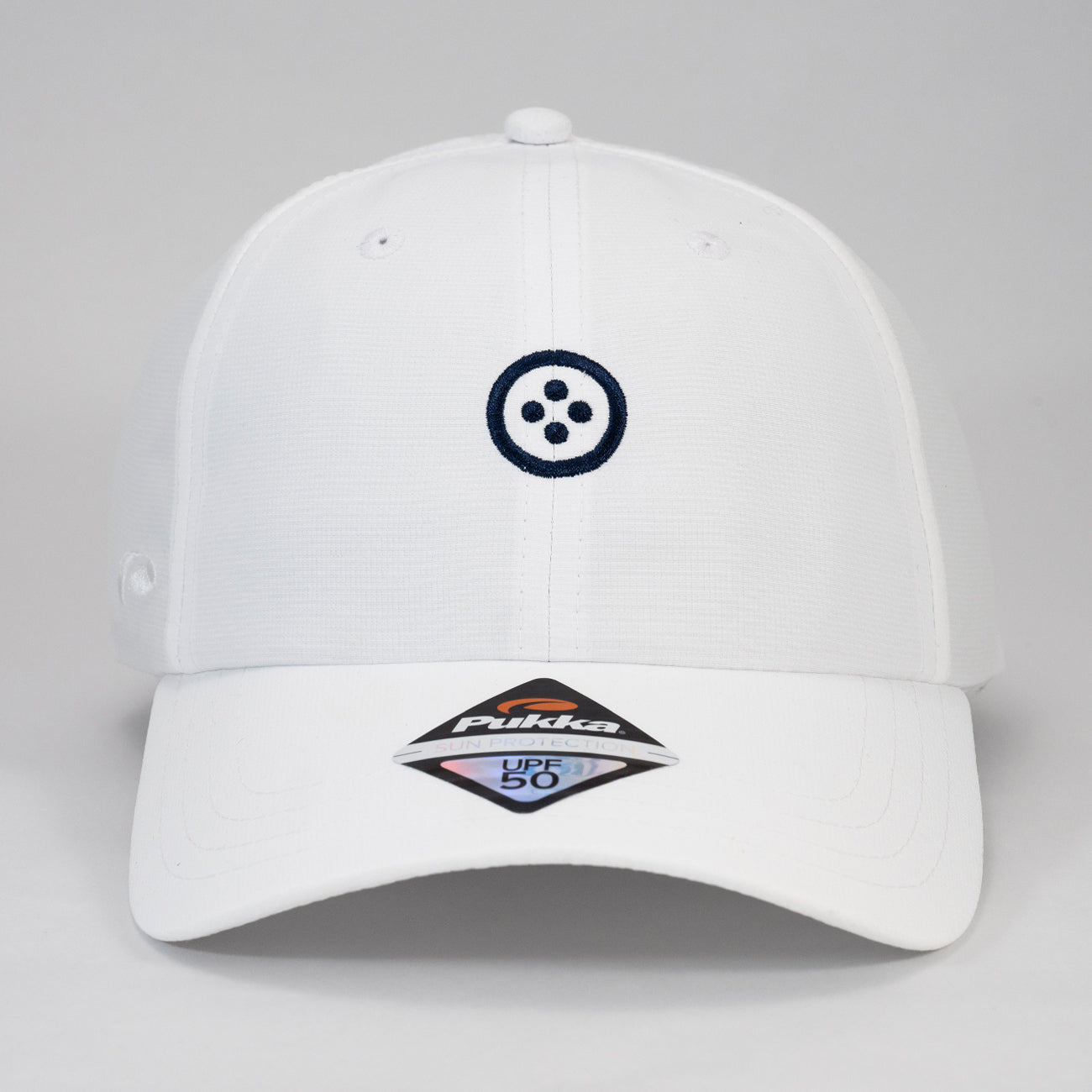 UNISEX POINT CAP 02〈Pukka社製 ポイントキャップ02_ホワイト〉