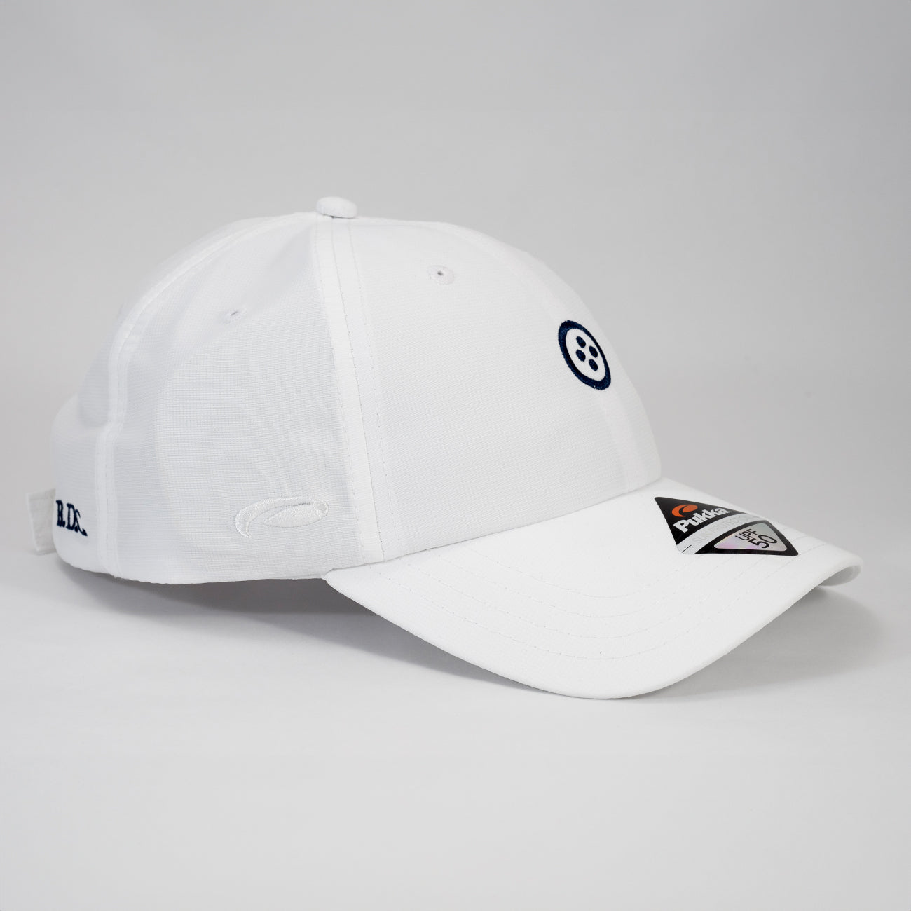 UNISEX POINT CAP 02〈Pukka社製 ポイントキャップ02_ホワイト〉