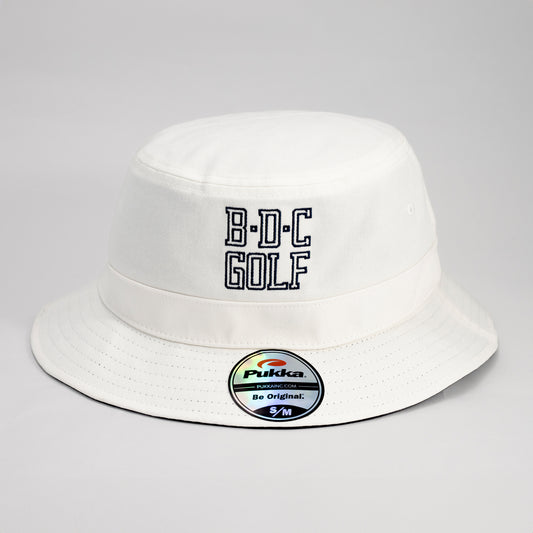 UNISEX Pukka BUCKET HAT〈Pukka製 バケットハット_002_ホワイト〉
