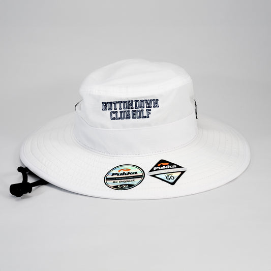 UNISEX Pukka BUCKET CAMP HAT 002〈Pukka製 バケットキャンプハット_ホワイト〉