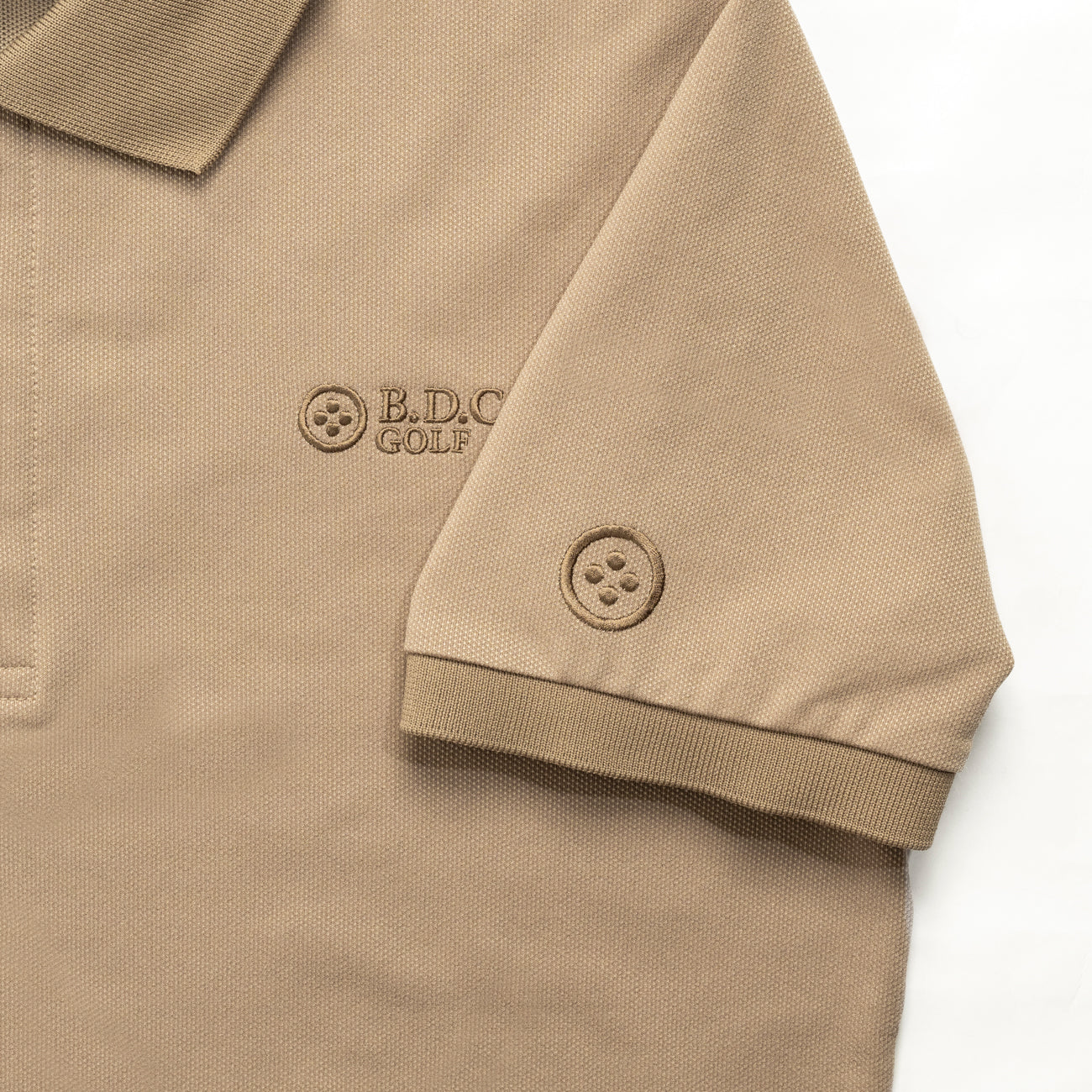 MEN BASIC POLO 005〈ベーシックポロ＿005_ベージュ〉 – B.D.C. GOLF