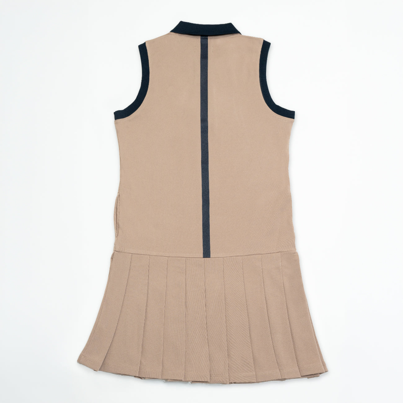 WOMEN NO SLEEVE POLO ONE PIECE 002〈ノースリーブポロワンピース_