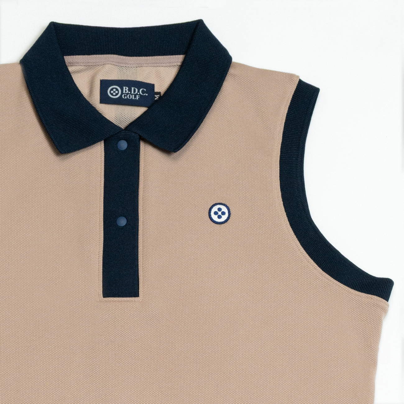 【タグ付き未使用】B.D.C GOLF ノースリーブポロワンピース Sサイズ WOMEN NO SLEEVE POLO ONE PIECE 002〈ノースリーブポロワンピース_