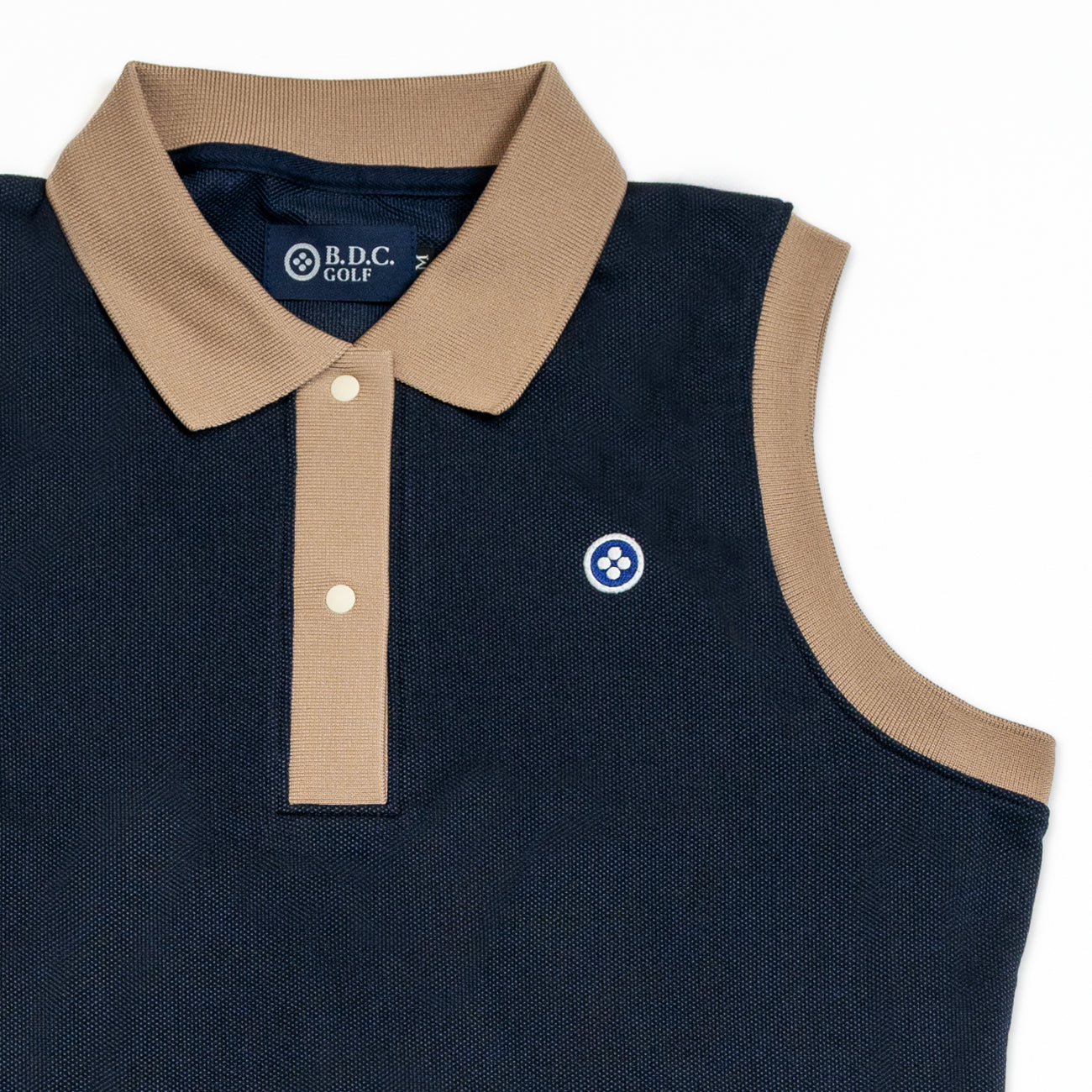 WOMEN NO SLEEVE POLO ONE PIECE 002〈ノースリーブポロワンピース_