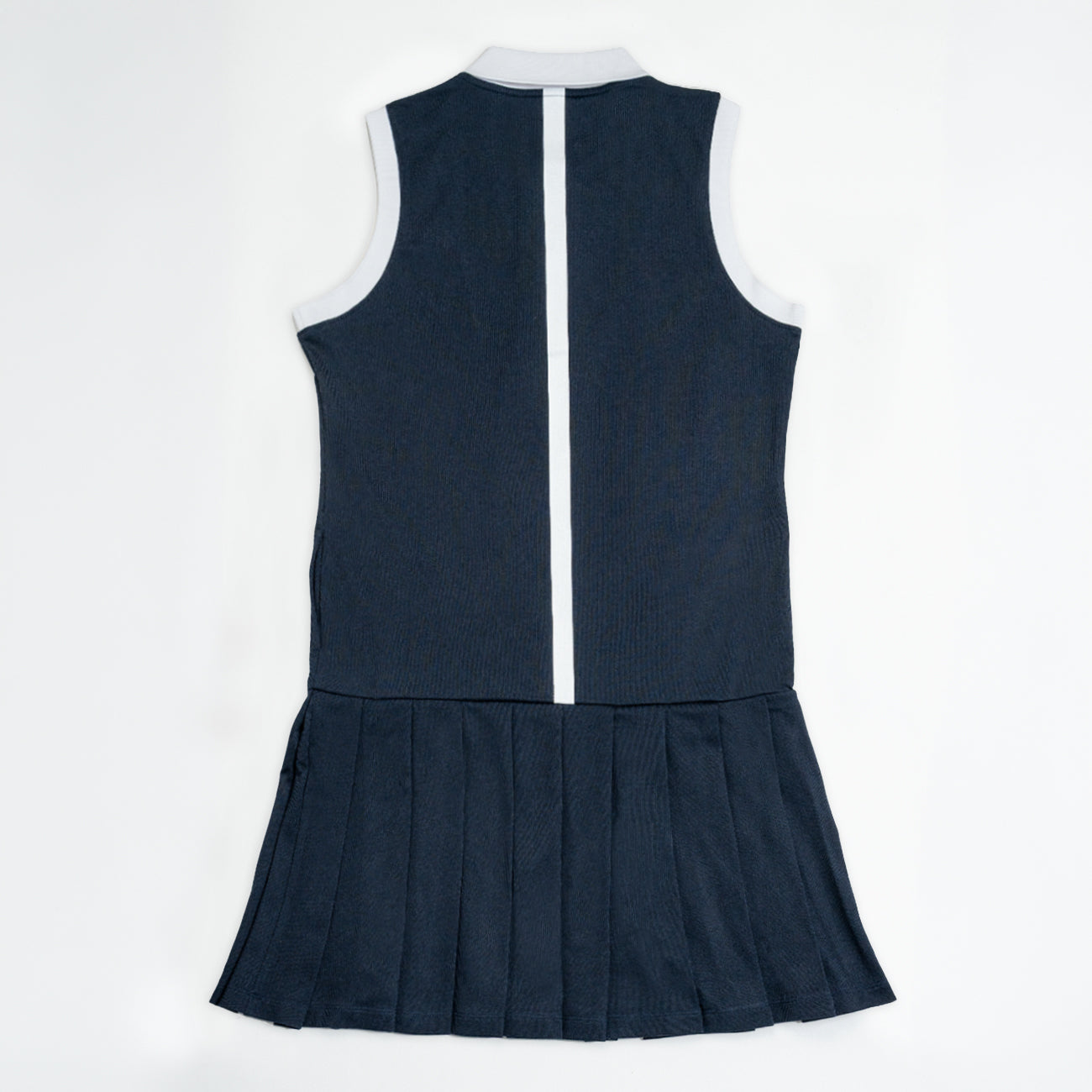 WOMEN NO SLEEVE POLO ONE PIECE 002〈ノースリーブポロワンピース_