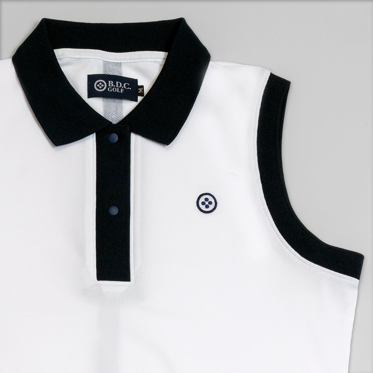 WOMEN NO SLEEVE POLO ONE PIECE 002〈ノースリーブポロワンピース_