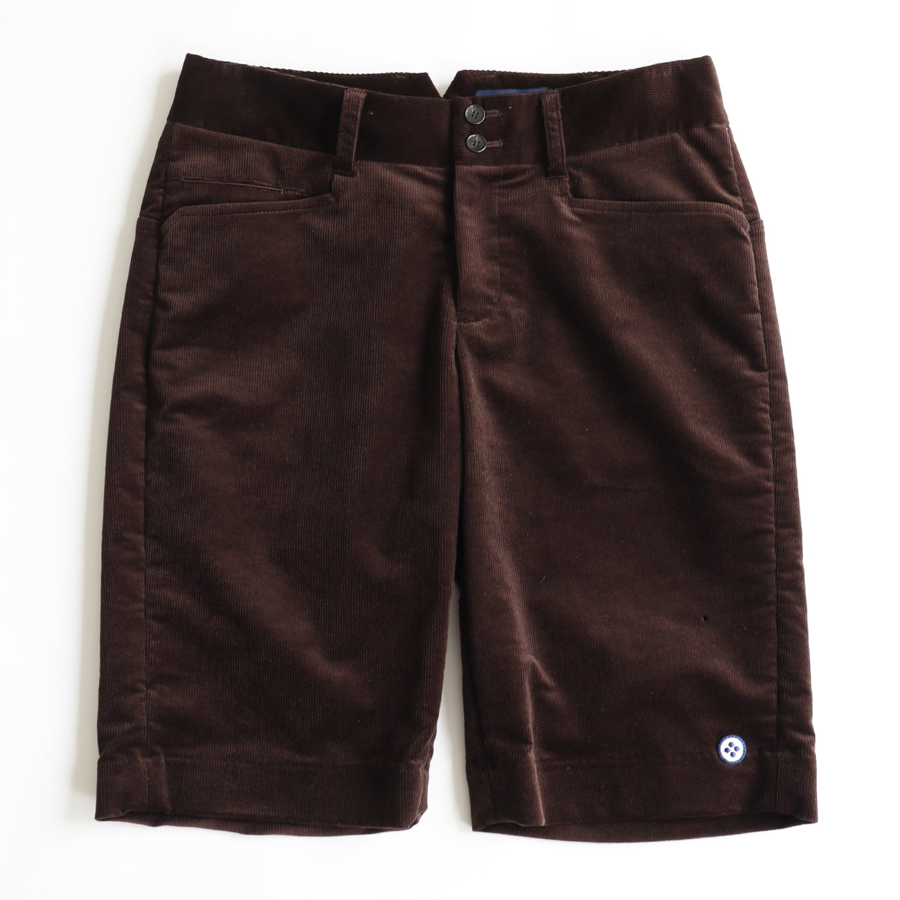 WOMEN Yukino KIKUMA"Copsule Collection"SHORTPANTS 002〈"Yukino KIKUMA"コーデュロイショートパンツ_ダークブラウン〉