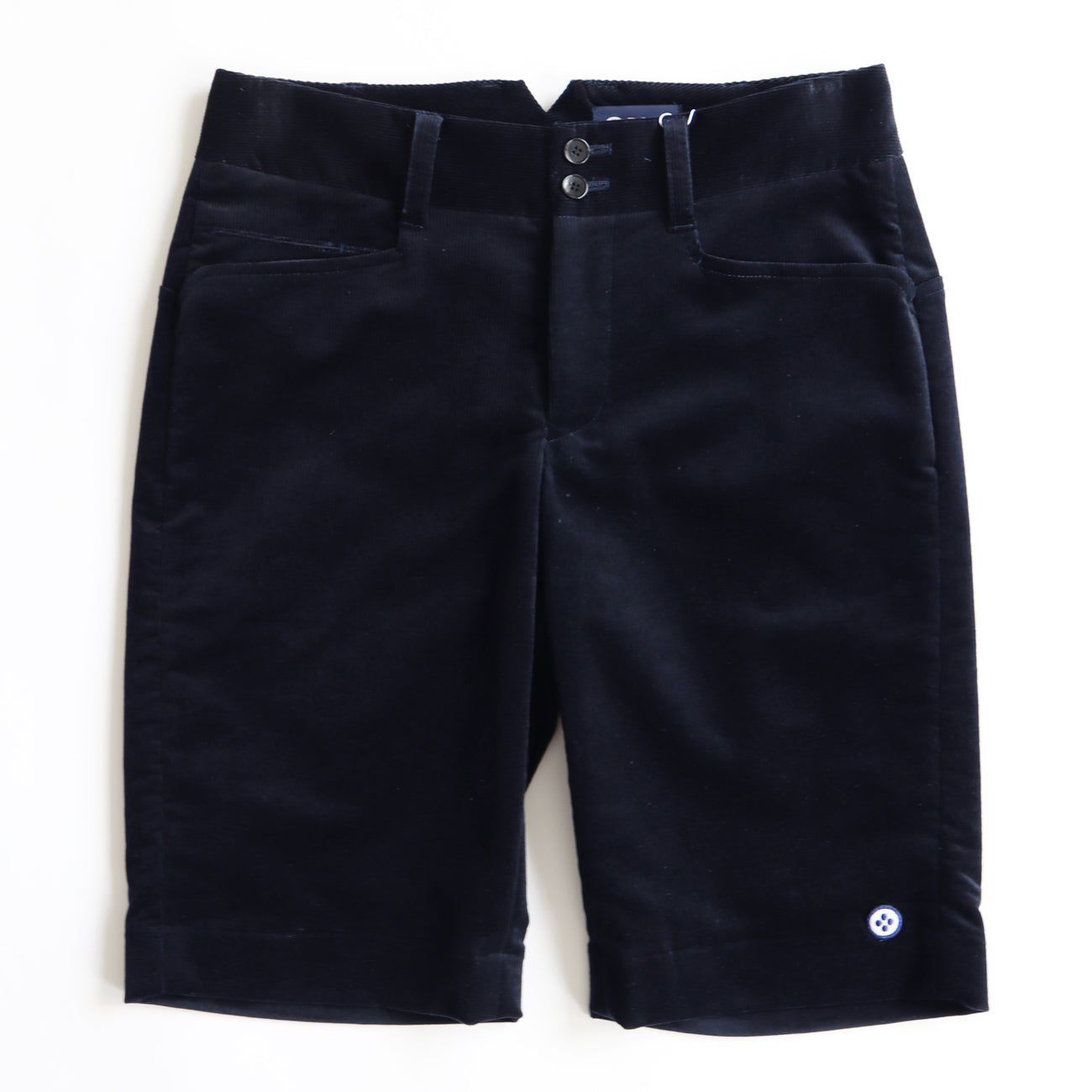 WOMEN Yukino KIKUMA"Copsule Collection"SHORTPANTS 002〈"Yukino KIKUMA"コーデュロイショートパンツ_ネイビー〉