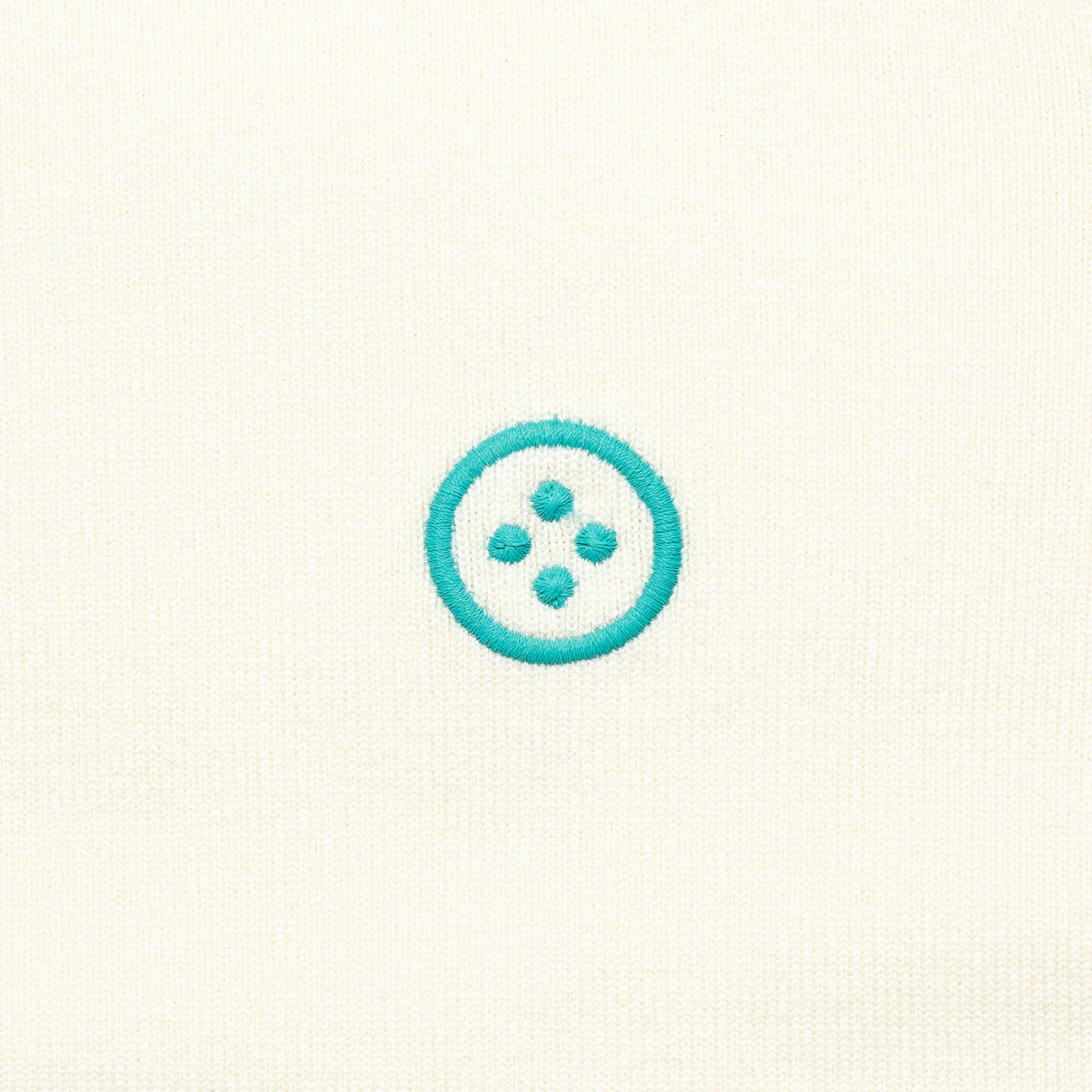 WOMEN  BASIC COTTON SILK CREW-KNIT 002〈コットン+シルク クルーネックニット_ホワイト〉