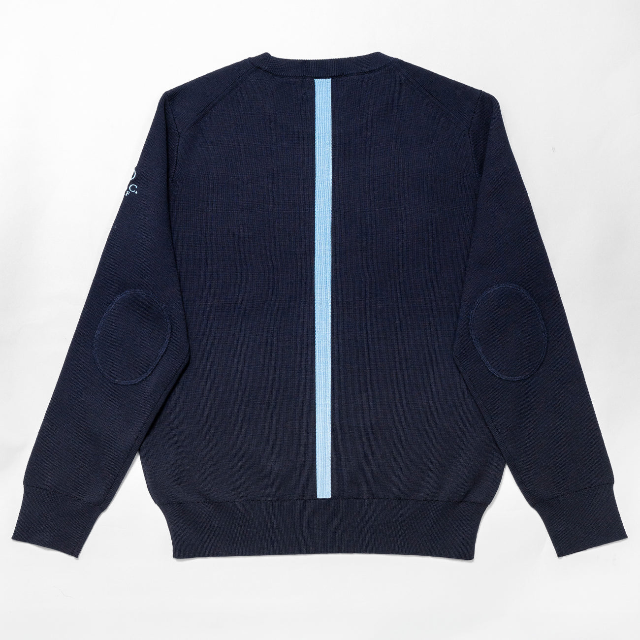 WOMEN  BASIC COTTON SILK CREW-KNIT 002〈コットン+シルク クルーネックニット_ネイビー〉