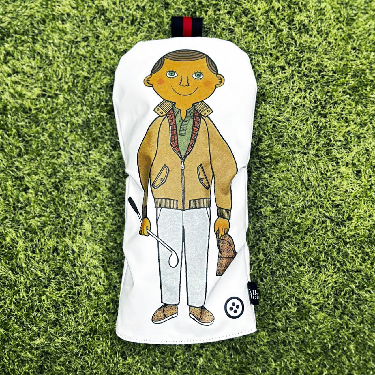 IVY HEAD COVER 1W 002〈ヘッドカバー IVY BOY02_ホワイト〉　