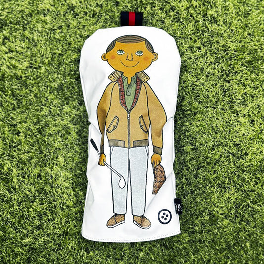 IVY HEAD COVER 1W 002〈ヘッドカバー IVY BOY02_ホワイト〉　