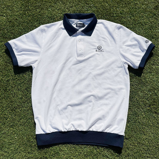 MEN RIB POLO SHIRTS 001〈リブポロ＿001_ホワイト〉