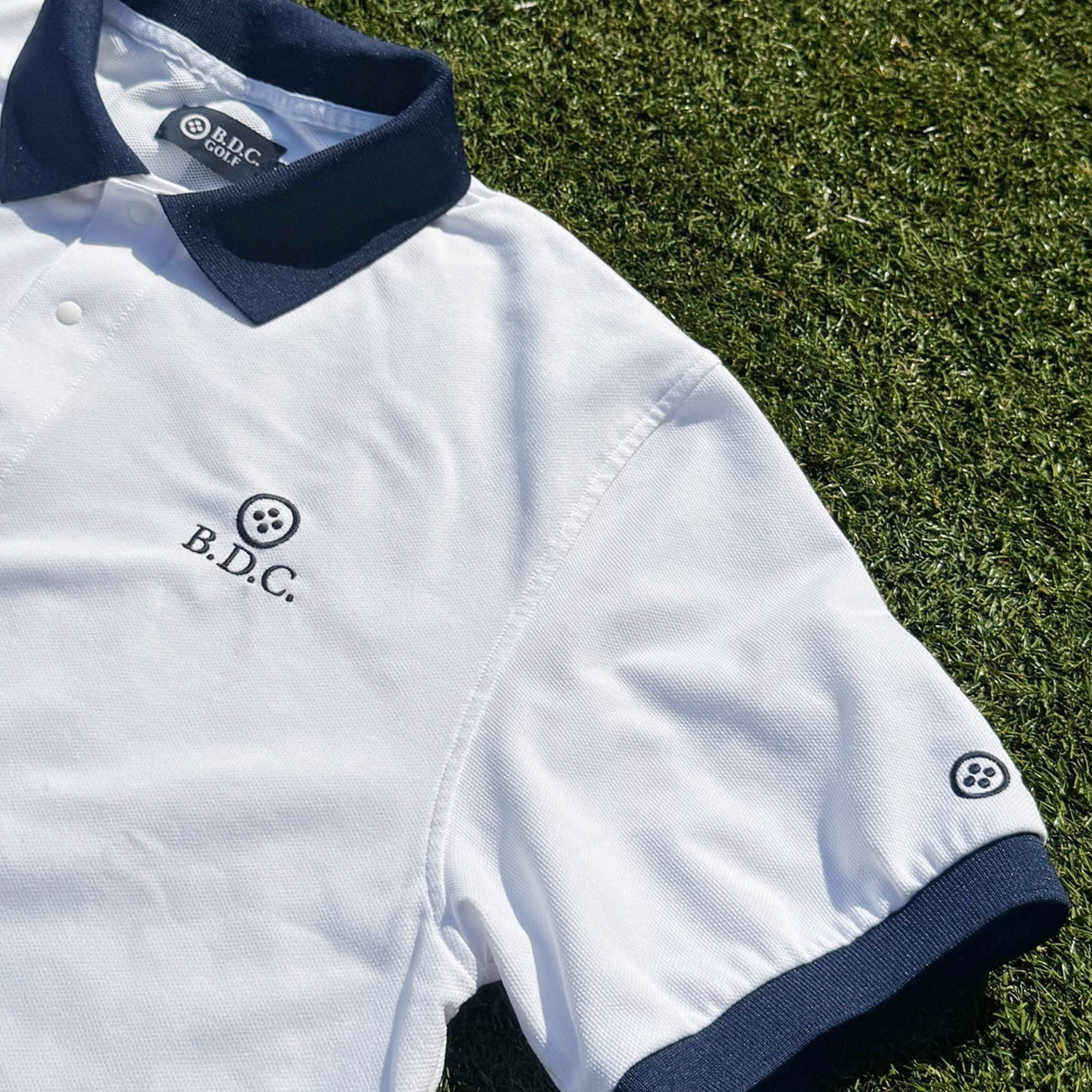 MEN RIB POLO SHIRTS 001〈リブポロ＿001_ホワイト〉