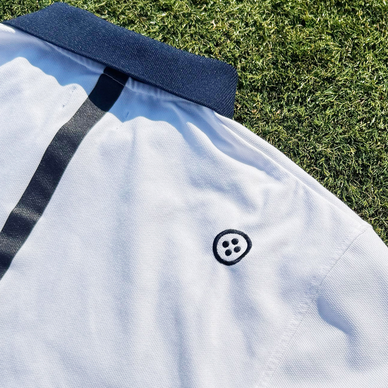 MEN RIB POLO SHIRTS 001〈リブポロ＿001_ホワイト〉