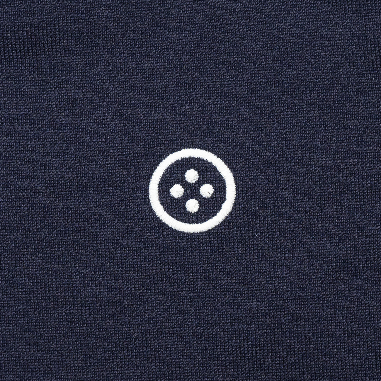 MEN  BASIC cotton_silk V-knit 002〈コットン+シルク  Vネックニット_ネイビー〉