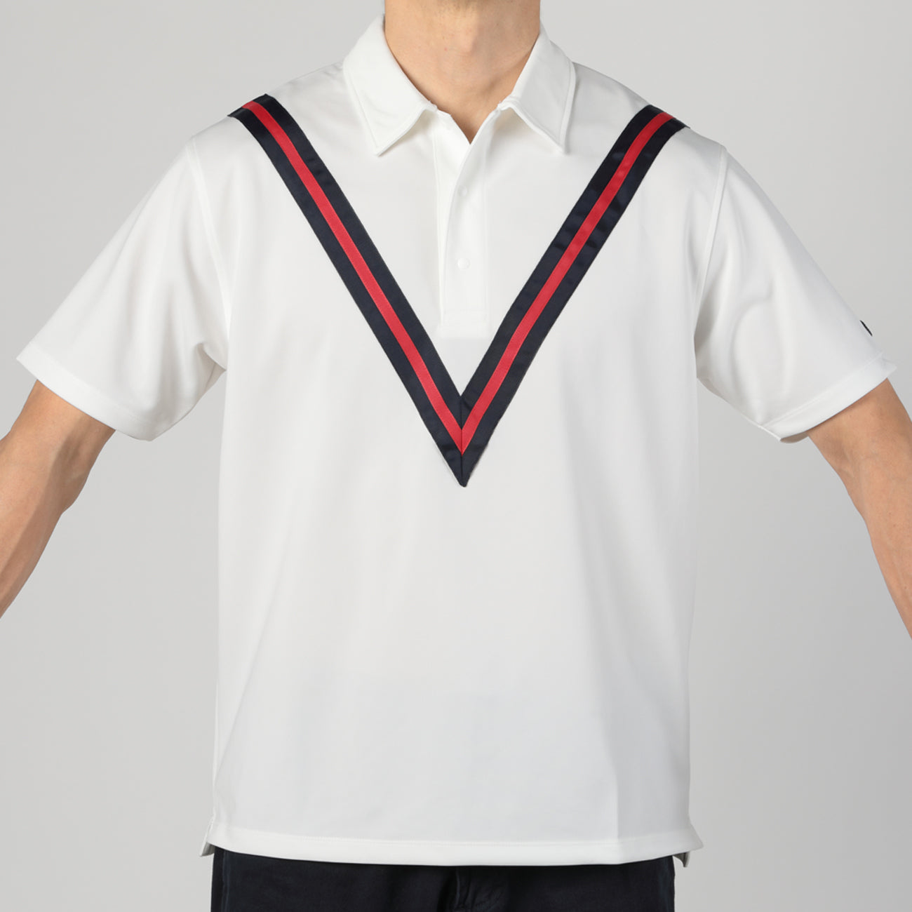 MEN TILDEN V POLO〈チルデンポロ_ホワイト〉